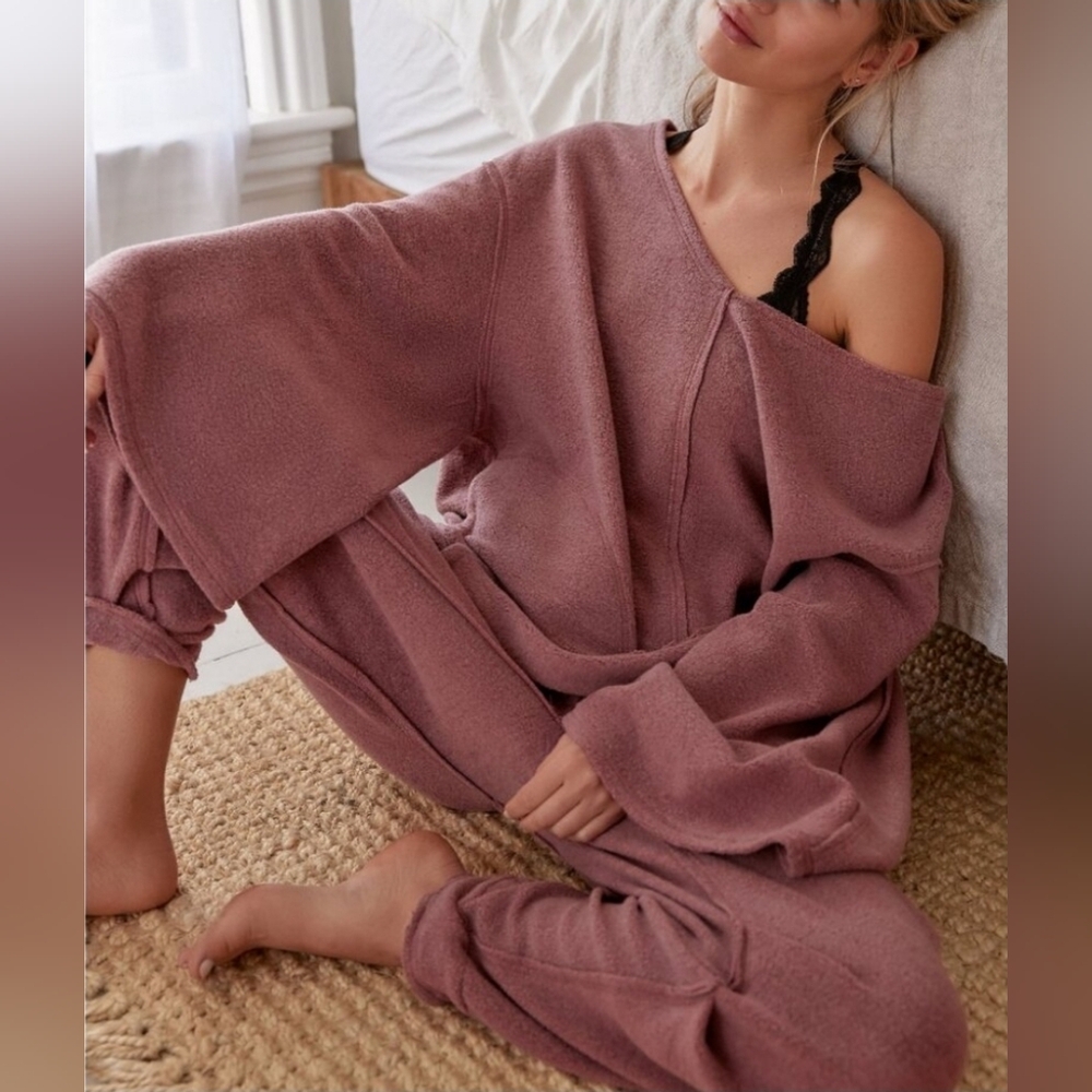 NWT Free People Day Off Fleece Set Sz S - Picture 10 of 10